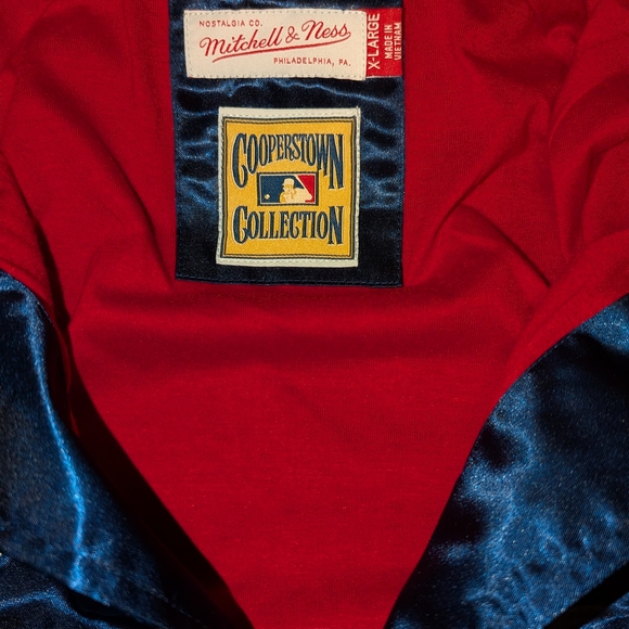 Mitchell & Ness Red and Blue Cooperstown Jacket - Picture 3 of 7